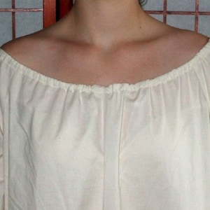 Renaissance Chemise Womens XS - 2X Cotton Prairie UnderDress Custom Made