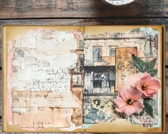 Iberian Elegance Collection | 10 Junk Journal Pages + 6 Bonus | Digital PNG Download