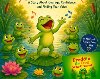 Freddie the Frog Who Crowed | Inclusive Children’s Book About Confidence & Being Different | SEL Picture Book for Kids Ages 4–8