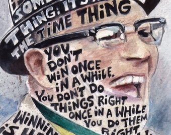 Vince Lombardi Relentlessly Chase Perfection Sport Quote | Etsy