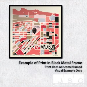 Camp Randall – Madison Wisconsin University Stadium Art Map Print by ...