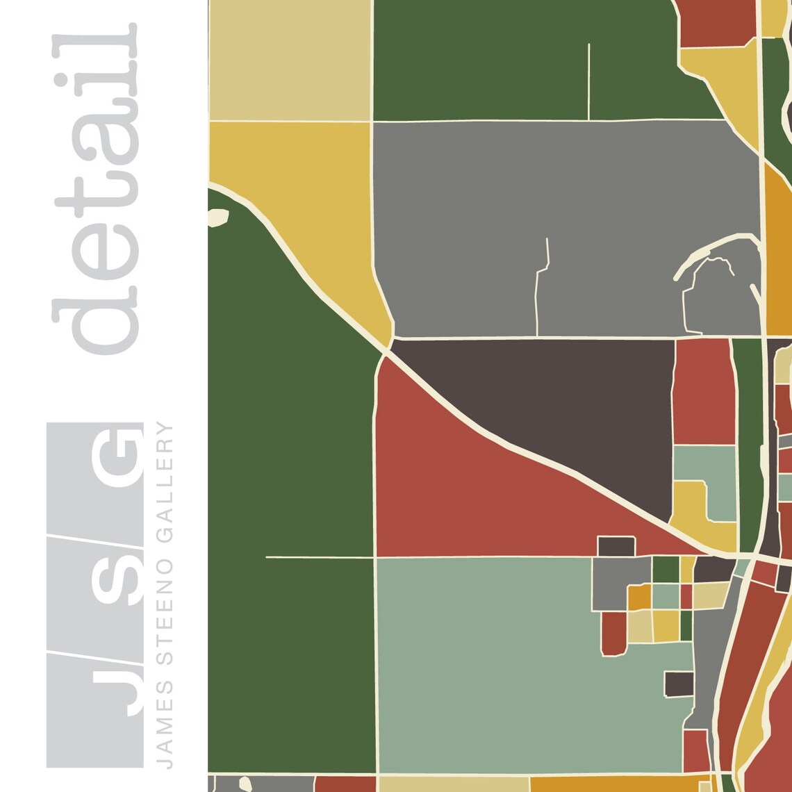 Saukville Wisconsin Art Map Print Ozaukee County by James Etsy