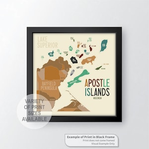 Apostle Islands, Wisconsin Kunstdruck (Lake Superior Ashland County Bayfield County National Park) von James Steeno