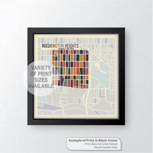 Washington Weddings Neighborhood - Milwaukee, Wisconsin Kunst Karte Druck von James Steeno