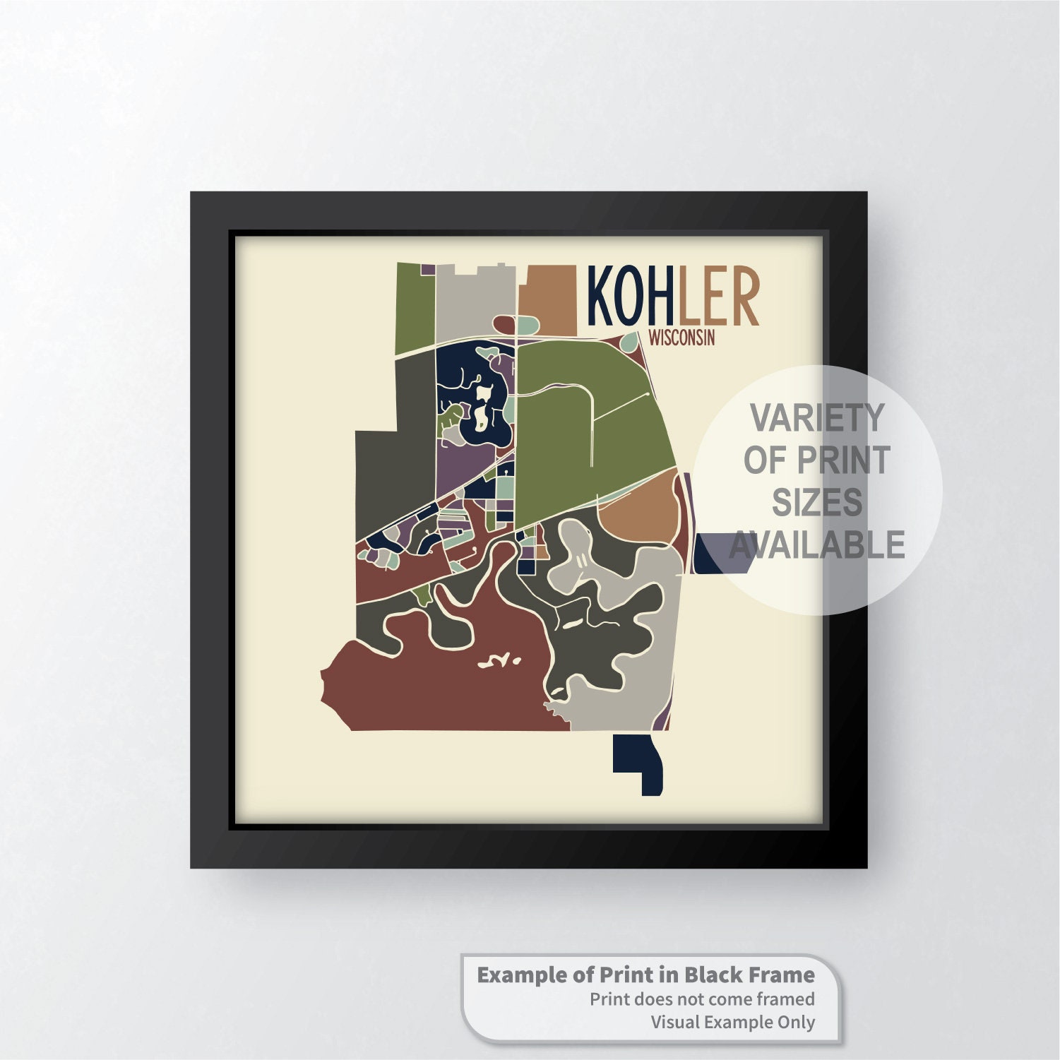 Kohler Wi Map Of Wi
