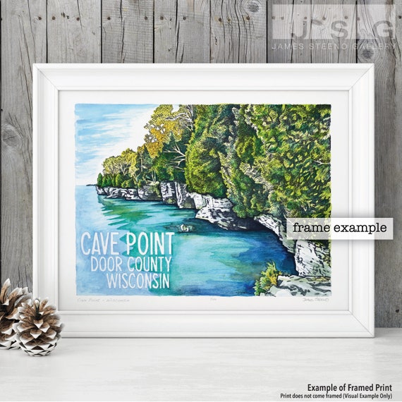 Cave Point County Park Sturgeon Bay Door County Wisconsin | Etsy