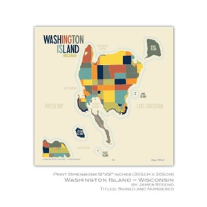 Washington Island - Wisconsin Kunstdruck (Door County) von James Steeno