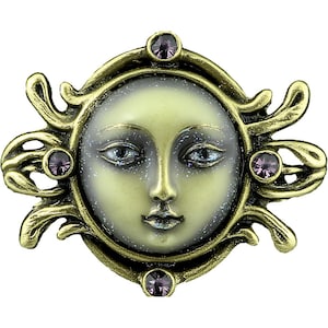 Mystical Moon Face Art Download, Sun and Moon Digital Art, Celestial Wall Art, Cosmic Home Decor, Astrological Art Print