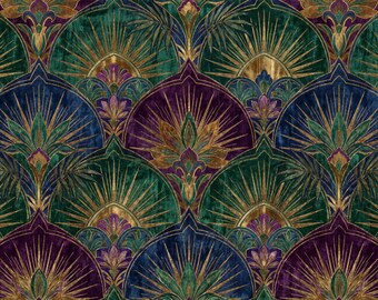 Art Deco Velvet Digital Paper – Gatsby Glam Faux Gold Seamless Pattern (4096x4096)