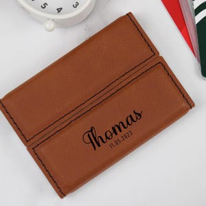 Benutzerdefinierte Visitenkartenhalter, personalisierte Visitenkartenhalter, Visitenkartenhalter mit Monogramm, Visitenkartenetui, Geschenke für Kollegen