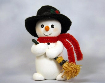 Max the Christmas Snowman Ornament