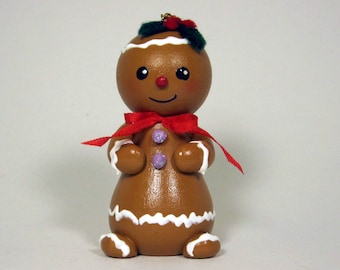 Christmas Gingerbread Girl Ornament