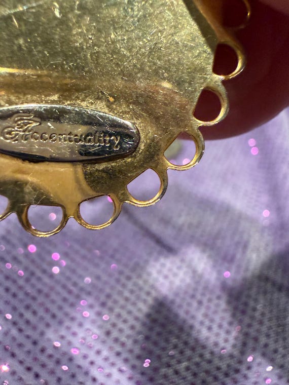 vintage initial necklace - image 5