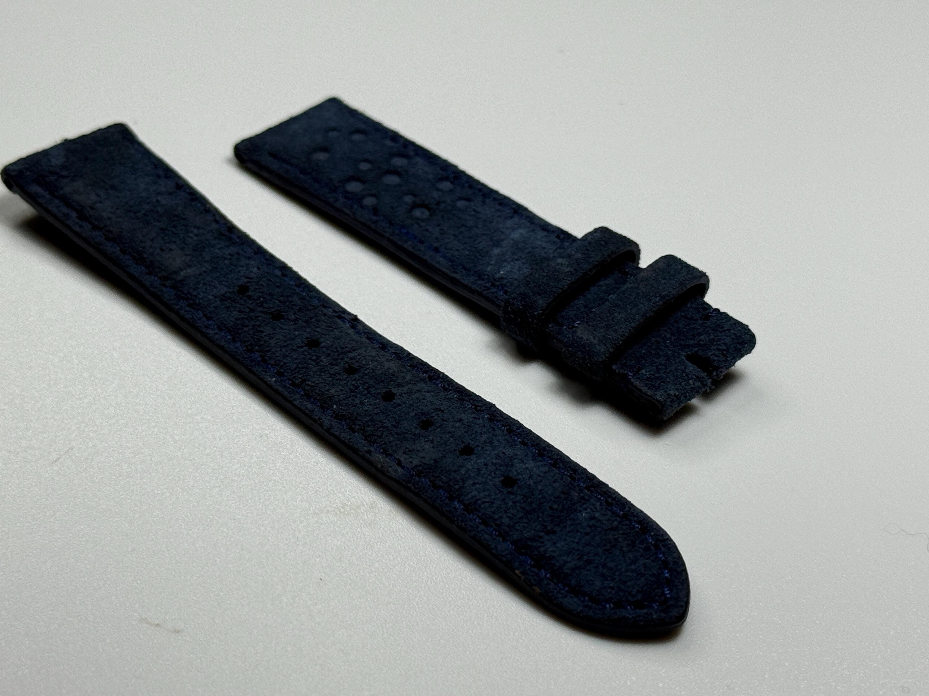 Montre Homme MOVADO BOLD - Cadran Vert - Boîtier Noir - Bracelets Cuir (Noir/Violet) - Occasion Rare