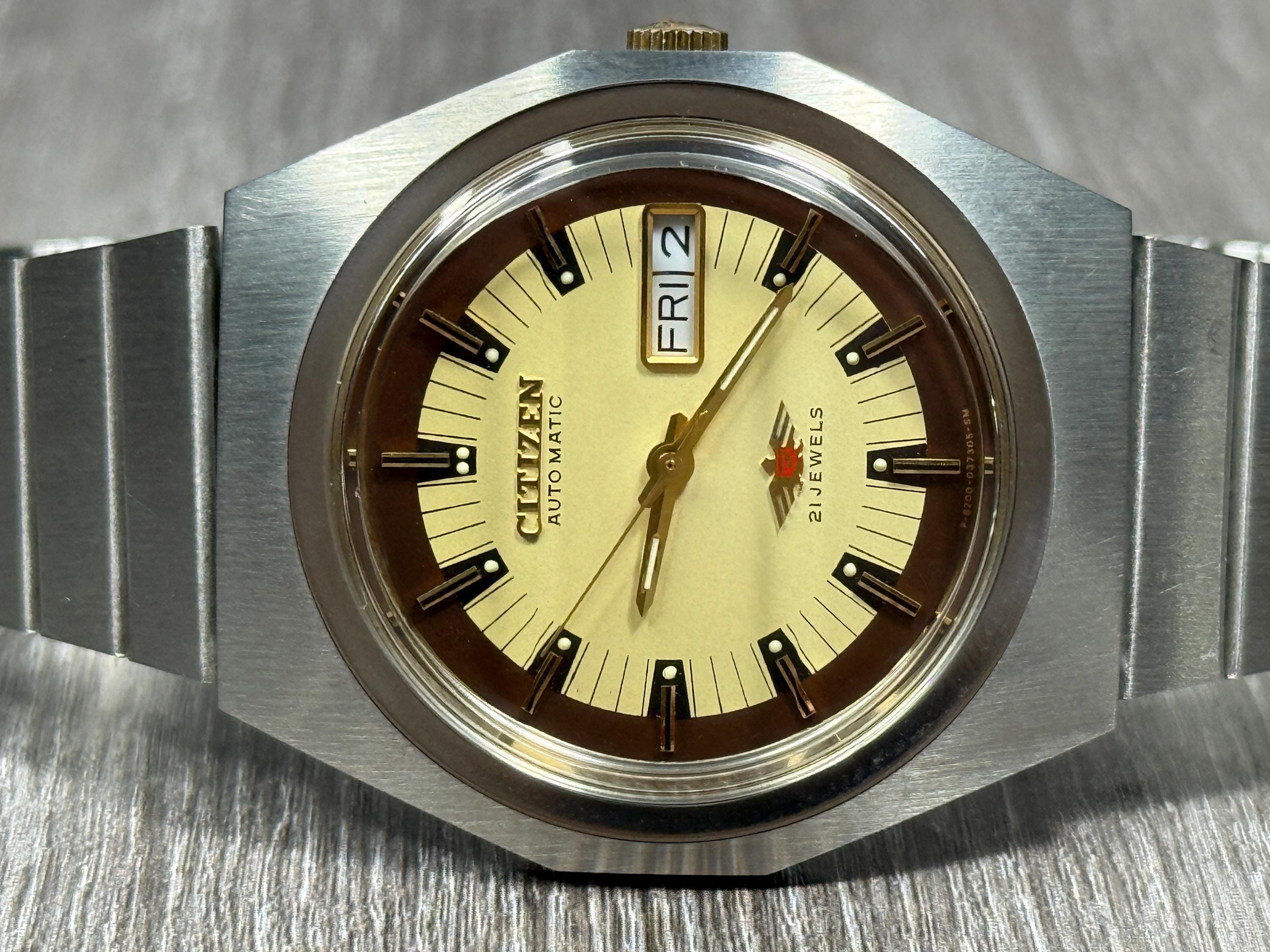 Vintage Japan CITIZEN 21 Jewels Automatic Men's Watch | eBay