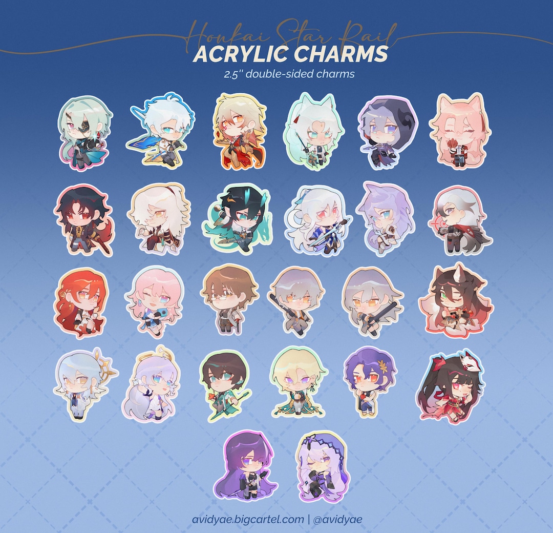 Honkai Star Rail [HSR] Acrylic Charm - Etsy