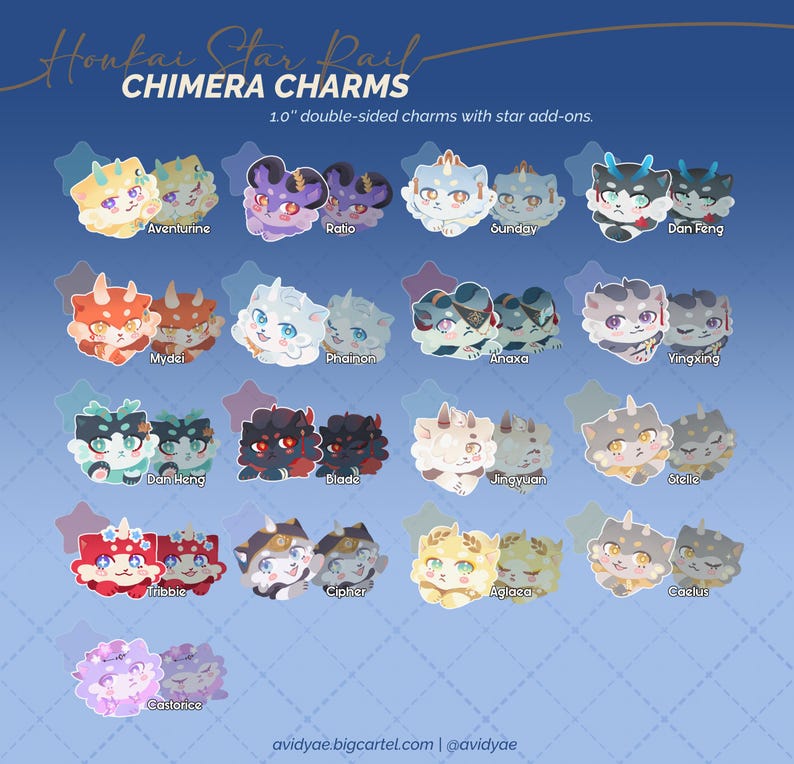 Honkai Star Rail Chimera Phone Charms image 5