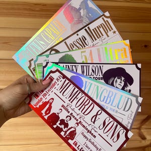 Foil Concert Ticket, Foil Theatre Ticket, Personalised Gift, Show ticket, Surprise Gift, Musical Theatre, Ticket, Ticket Gift, Concert