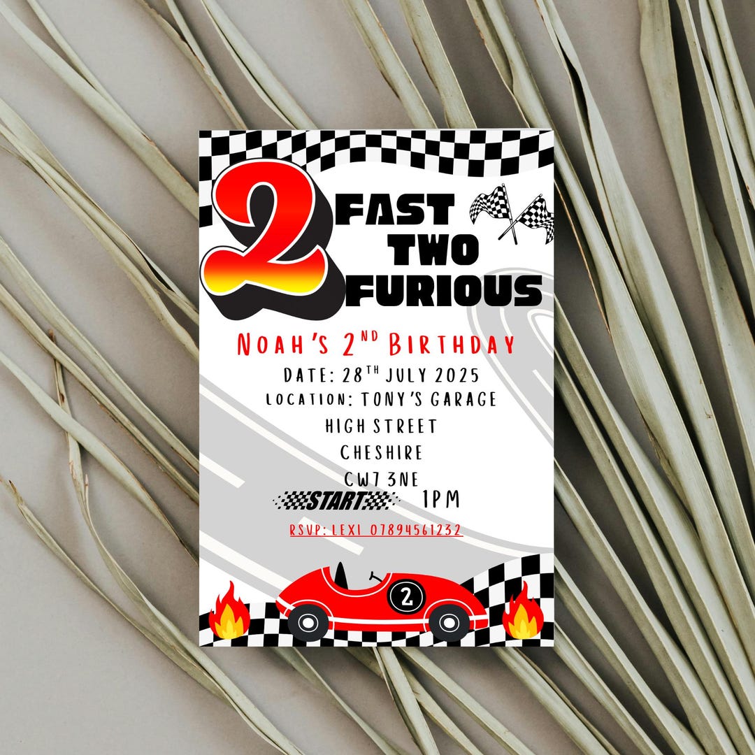 2 Fast 2 Furious Birthday Theme
