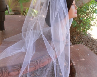 Coude de mariée Tulle voile, voile de mariée blanc, du fard à joues accessoires de cheveux de mariage