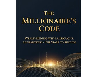 Wealth Mindset Guide: Millionaire's Code PDF with Affirmations (Digital Download