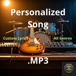 Custom Personalized Song | Original Music Written For You | Unique Birthday Anniversary Gift | Gift for Bestfriend | MP3 | Birthday Song