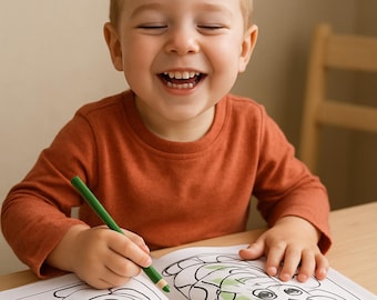 Coloring Book for Toddlers: Printable Story & Pictures (PDF Download A4 Format)