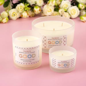 Candela profumata alla gardenia