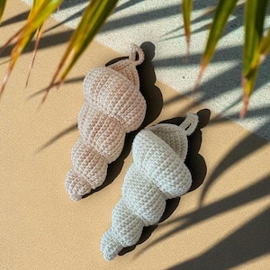 Crochet Shell Basket : Marine Style Wall Organizer
