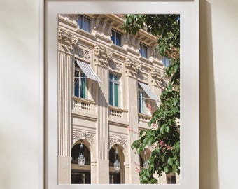 Paris Photography Print – Palais Royal Fine Art Wall Art | Springtime in Paris Travel Decor