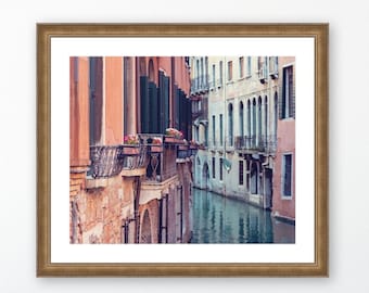 Venice Italy Canal Photograph, Venice Art Print, Venetian Architecture Photography, Italy Home Decor