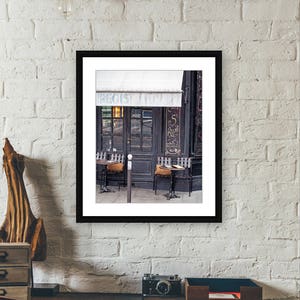 Paris France Cafe Photography Print: Ile Saint-Louis Fine Art