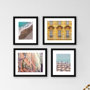 SAVE 30% French Riviera Photography Gallery Wall Print Set, Art Print Set, South of France Wall Art Decor image 1
