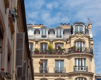 Paris Architecture Photography Print: Classic Rooftops Wall Art