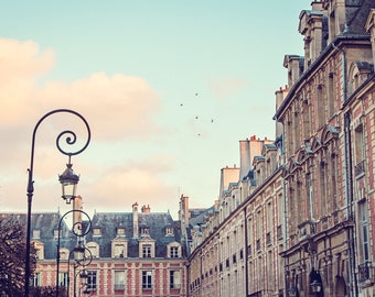 Paris Photography Wall Art, Place des Vosges Landscape Photograph, Fine Art Paris Photo Decor, Paris France Wall Art Decor