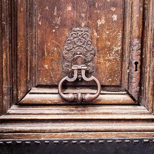 Paris Door Knocker Photography Print Wall Decor