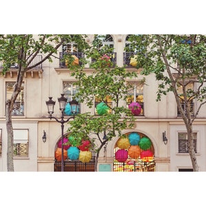 Paris Village Royal Wall Art Colorful Umbrellas Parisian Architectural Photography Print Paris France Travel Photo Wall Decor Gift image 4