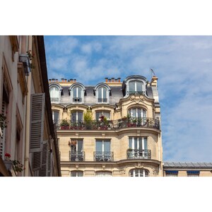 Paris Architecture Photography Print, Paris Rooftops Wall Art, Paris Art Print, Classic Paris Wall Art Decor image 4