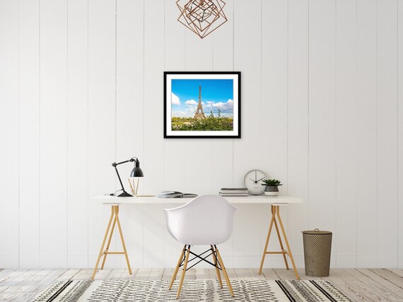 Eiffel Tower Wall Art Print Paris Bedroom Wall Decor Paris Photography Poster