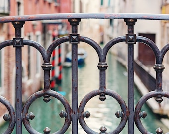 Venice Italy Canal Wall Art Print: Bridge Architecture Photography