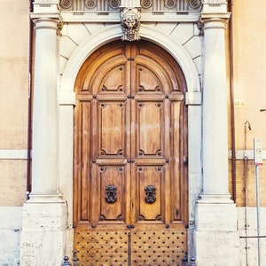 Rome Italy Photography Print, Antique Roman Door Photo Wall Art, Italy Art Prints, Italian Home Decor