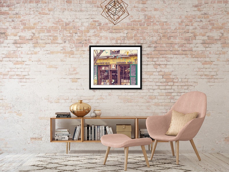 Shakespeare Paris Bookstore Print Paris Bookstore Wall Art Paris Photography Art Print Gift for Book Lover