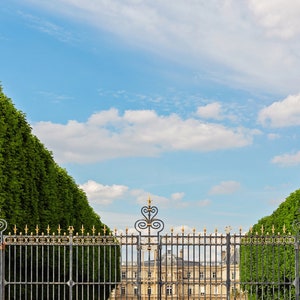Paris Photography: Luxembourg Gardens Gate Fine Art Print