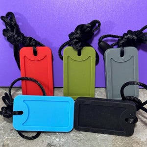 Dog Tag Chew Necklace: Sensory Aid, Oral Motor, ADHD, Autism