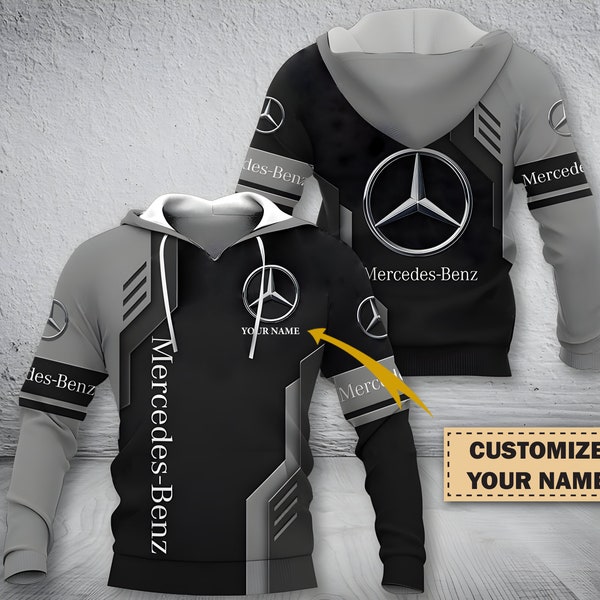 Personalized 3D Mercedes Benz Printed For Men And Women, Polo Shirt, T Shirt, Zip Hoodie, Gift For Lovers, Gift For Him, Gift Birthday