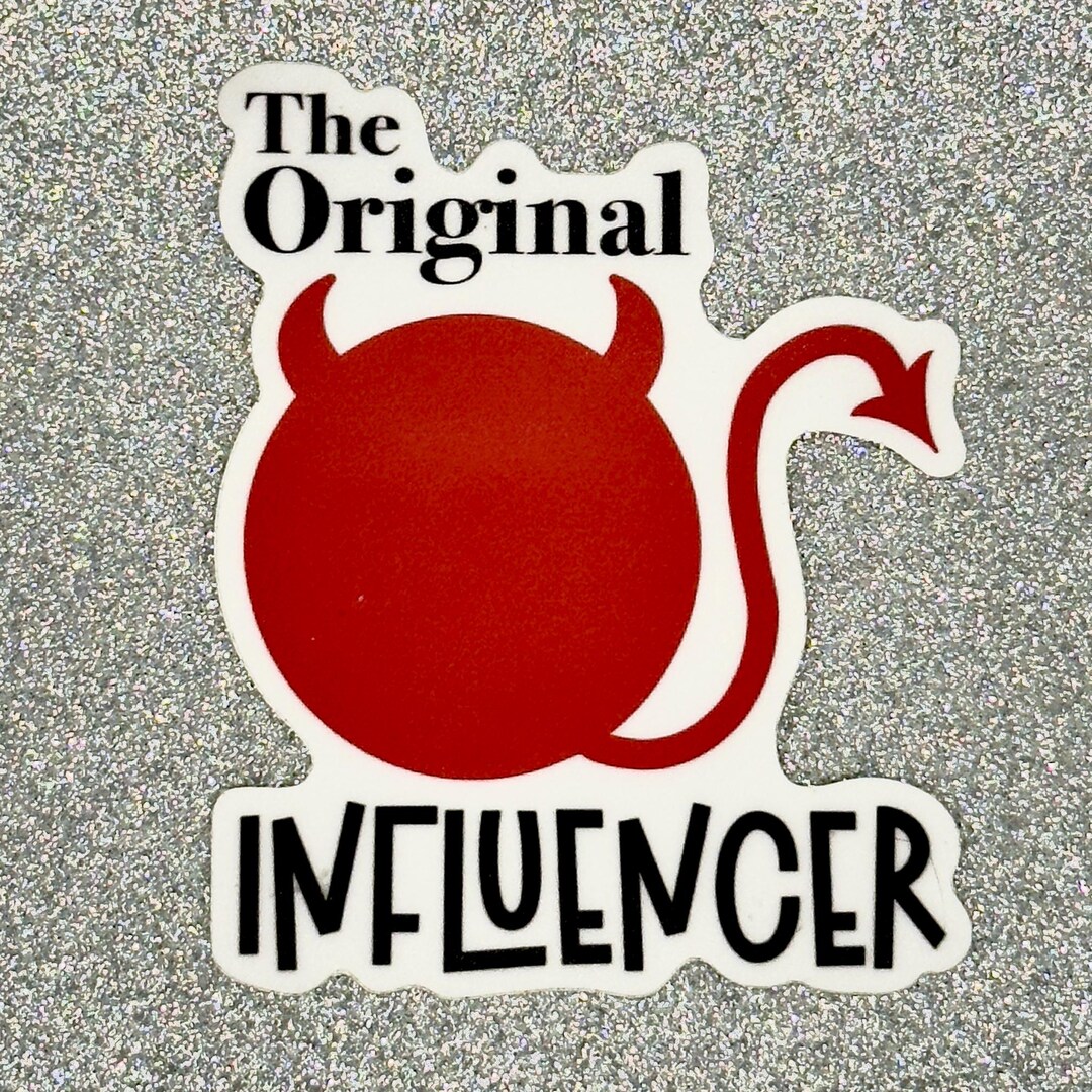 The Original Influencer Sticker - Etsy