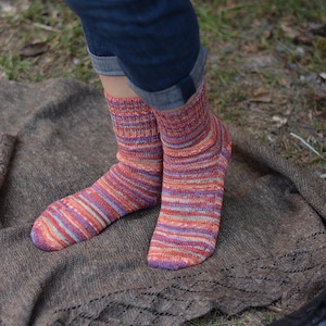 Handmade merino wool socks, Warm winter socks