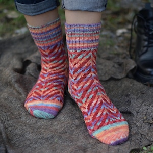 Handmade Merino Wool Socks: Warm Knitted Winter Socks