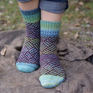 Handmade Merino Wool Socks: Warm Knitted Winter Socks