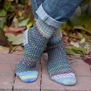 Handmade  merino wool socks, Warm winter socks